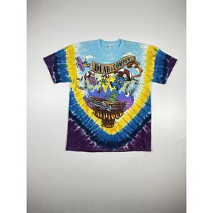 Dead & Company Fall Tour 2017 Tie Dye TShirt Mens Size M Grateful Dead